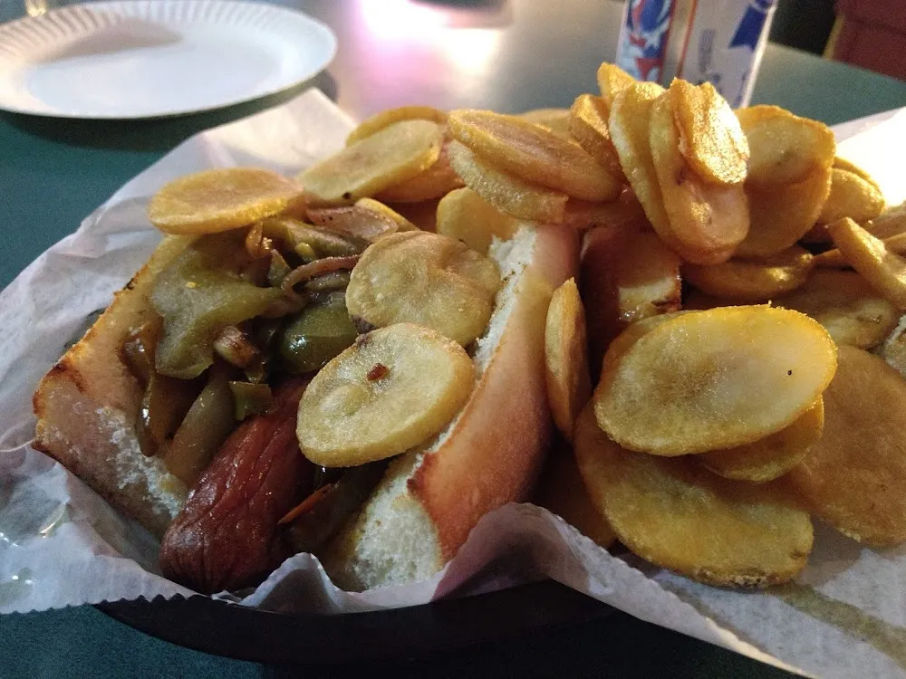 Italian Hot Dog with Potatoes